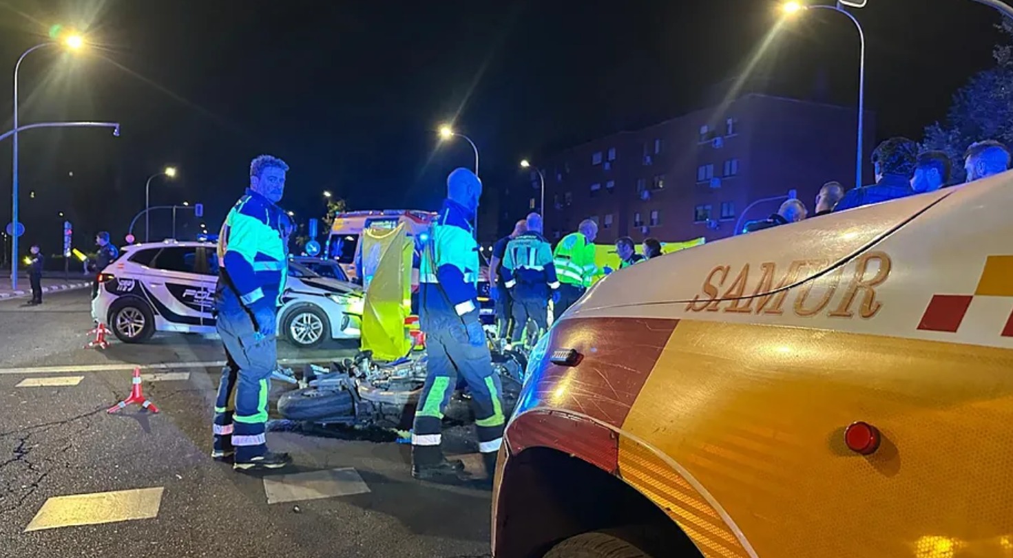 Muere un policía nacional tras chocar con su moto con un coche al salir de trabajar